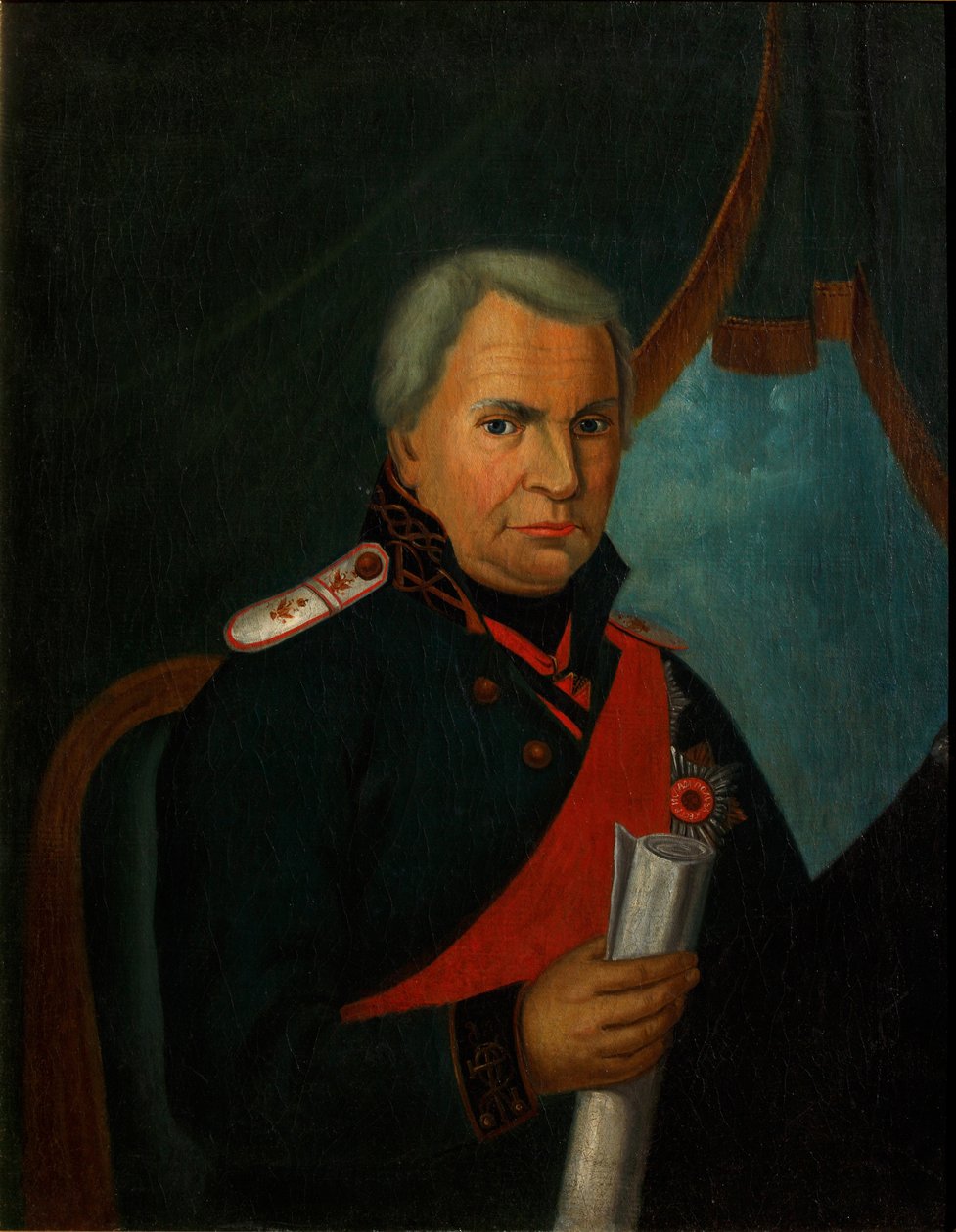 Porträtt av Alexander Semyonovich Shishkov 1754-1841, 1820-talet av Unbekannt