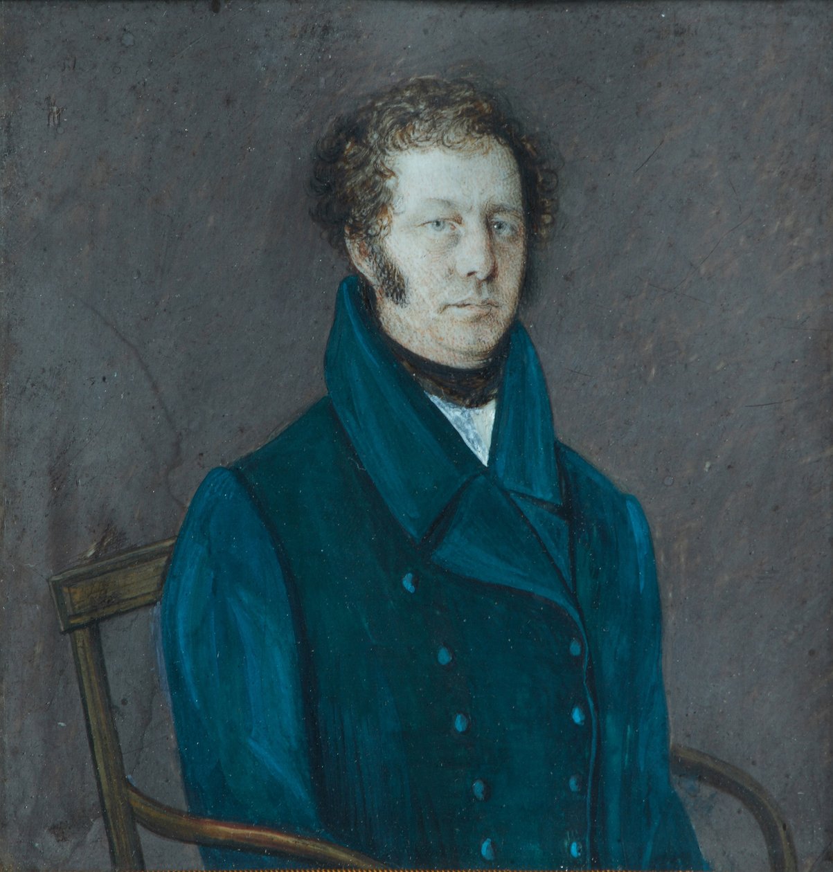 Porträtt av Alexey Gavrilovich Popov 1760-1857, andra kvartalet av 1800-talet av Unbekannt