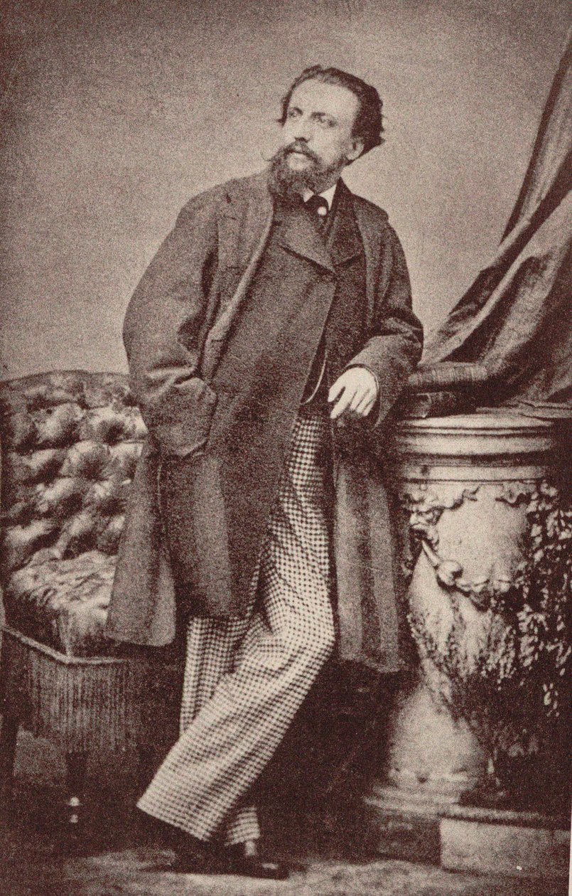 Porträtt av Arthur Kalkbrenner 1828-1869, 1860. av Unbekannt
