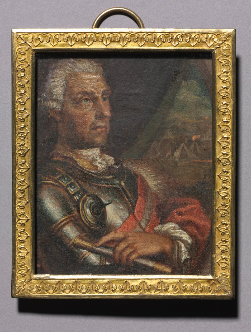 Porträtt av baron Ernst Gideon Freiherr von Laudon, 1800-tal. av Unbekannt