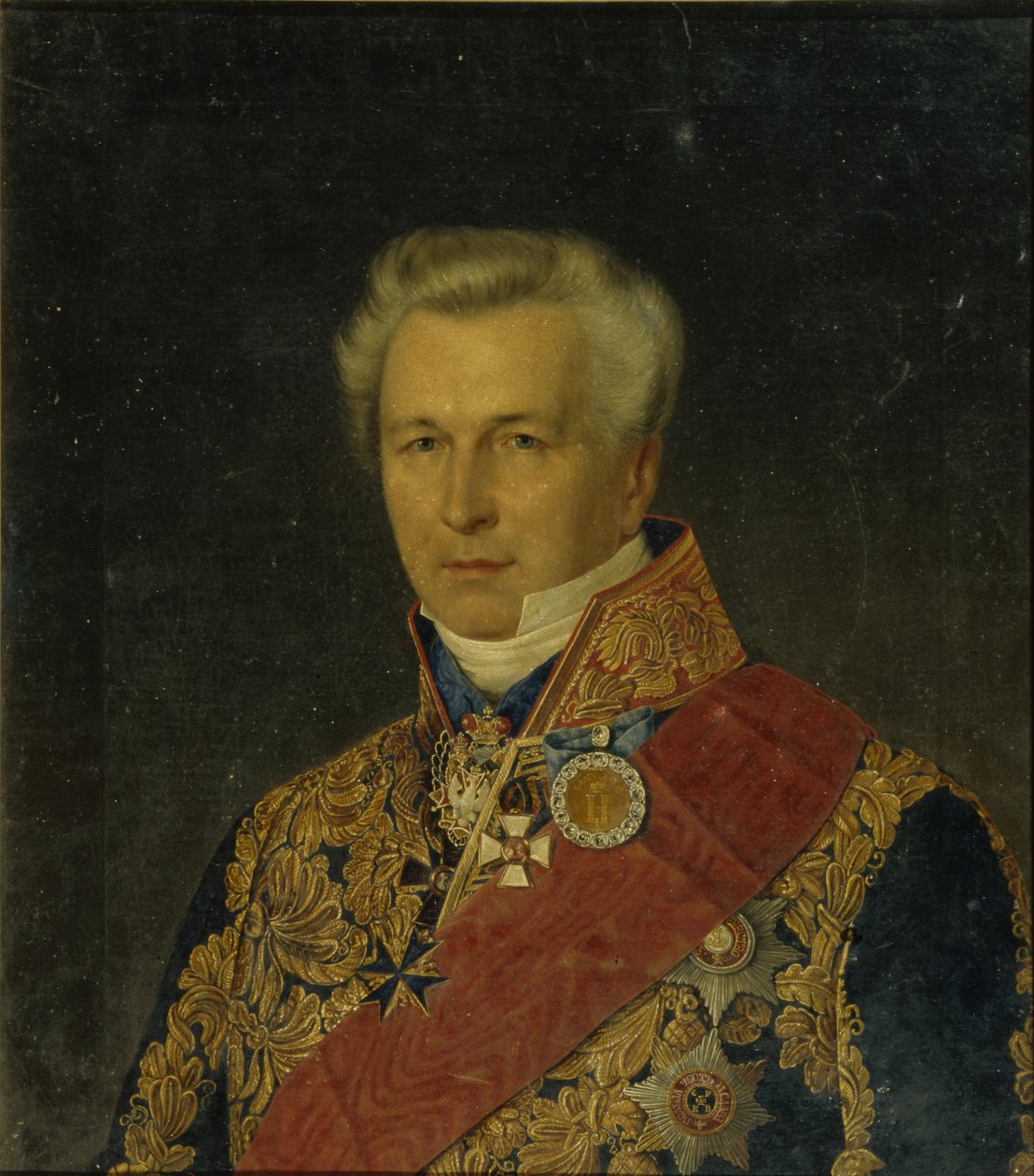Porträtt av baron Leo Karlovich Bode 1787-1859, 1850-talet av Unbekannt
