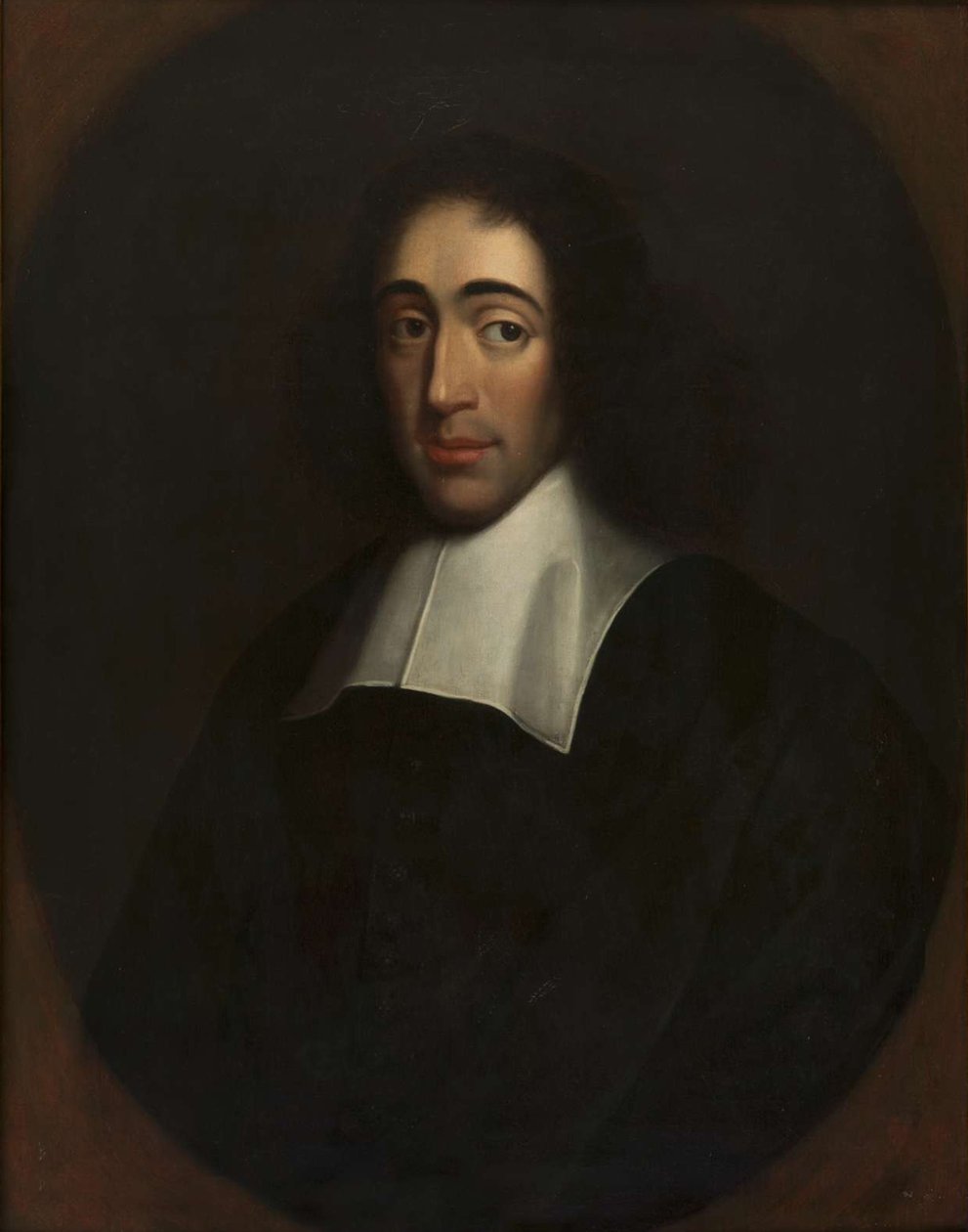 Porträtt av Baruch Spinoza, 1600-talets sista fjärdedel av Unbekannt