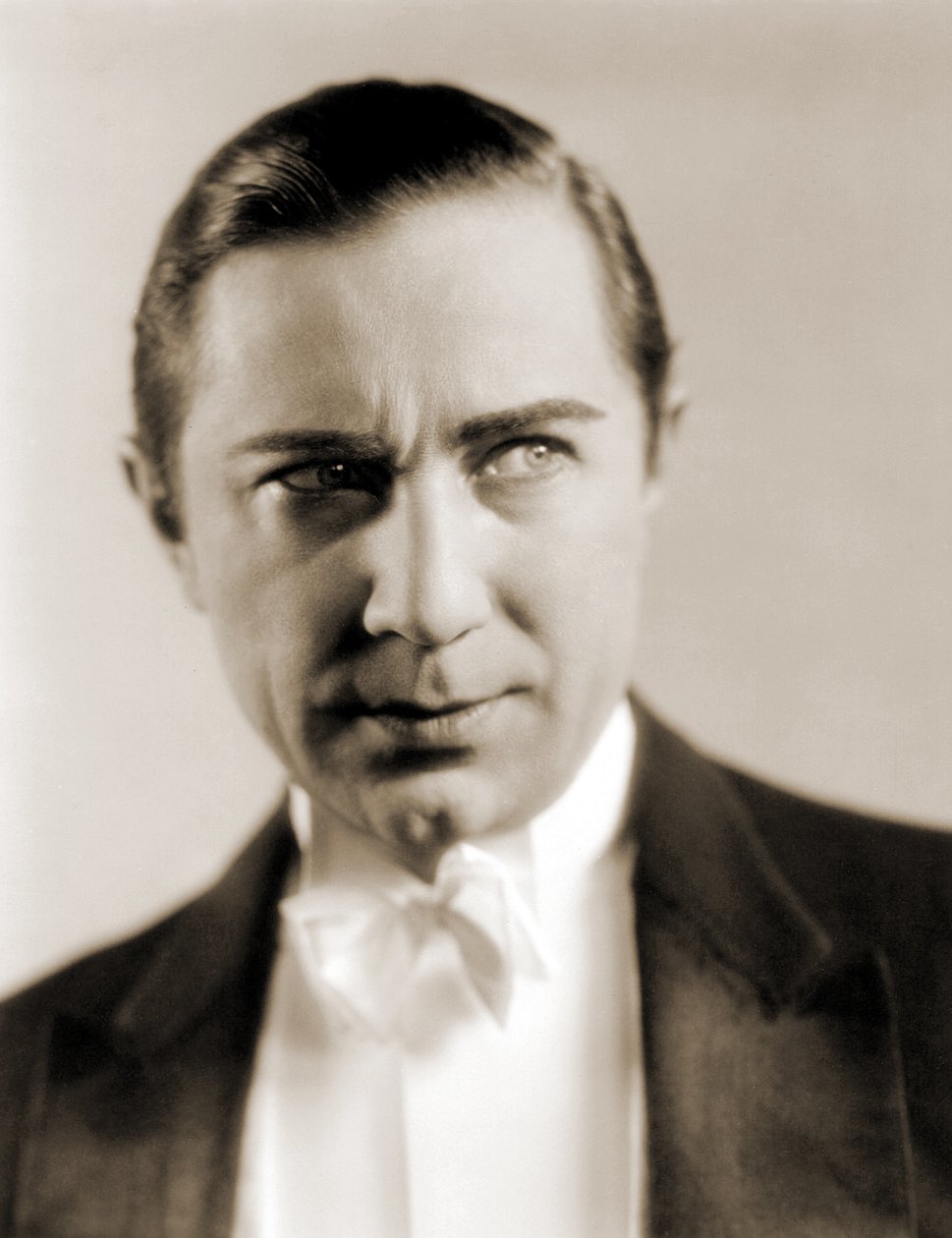 Porträtt av Bela Lugosi, ca 1930 (sepiafoto) av Unbekannt