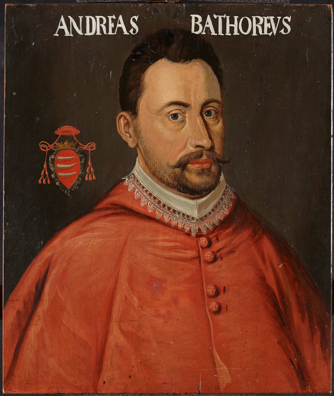 Porträtt av kardinal Andrew Báthory 1563-1599, ca 1690. av Unbekannt