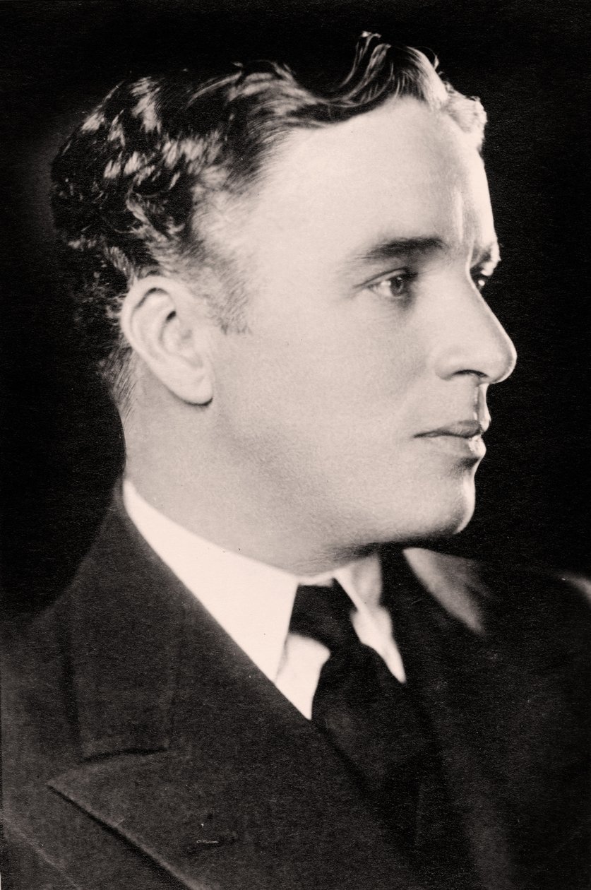 Porträtt av Charlie Chaplin, ca 1915 (foto) av Unbekannt
