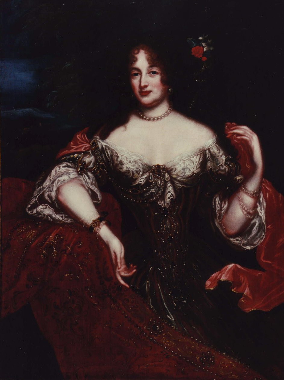 Porträtt av Clara Elisabeth, grevinna av Platen-Hallermund 1648-1700 av Unbekannt