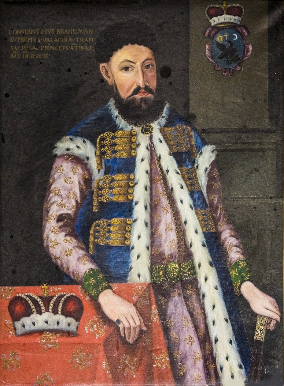 Porträtt av Constantin Brâncoveanu 1654-1714, prins av Valakien, 1696 av Unbekannt