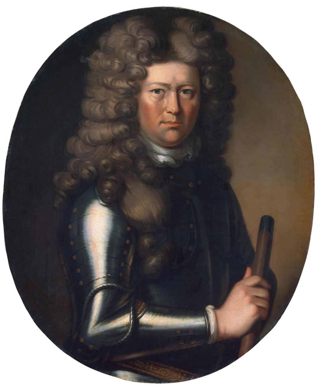 Porträtt av Cornelius Cruys 1655-1727, viceamiral för den kejserliga ryska flottan, första halvan av av Unbekannt