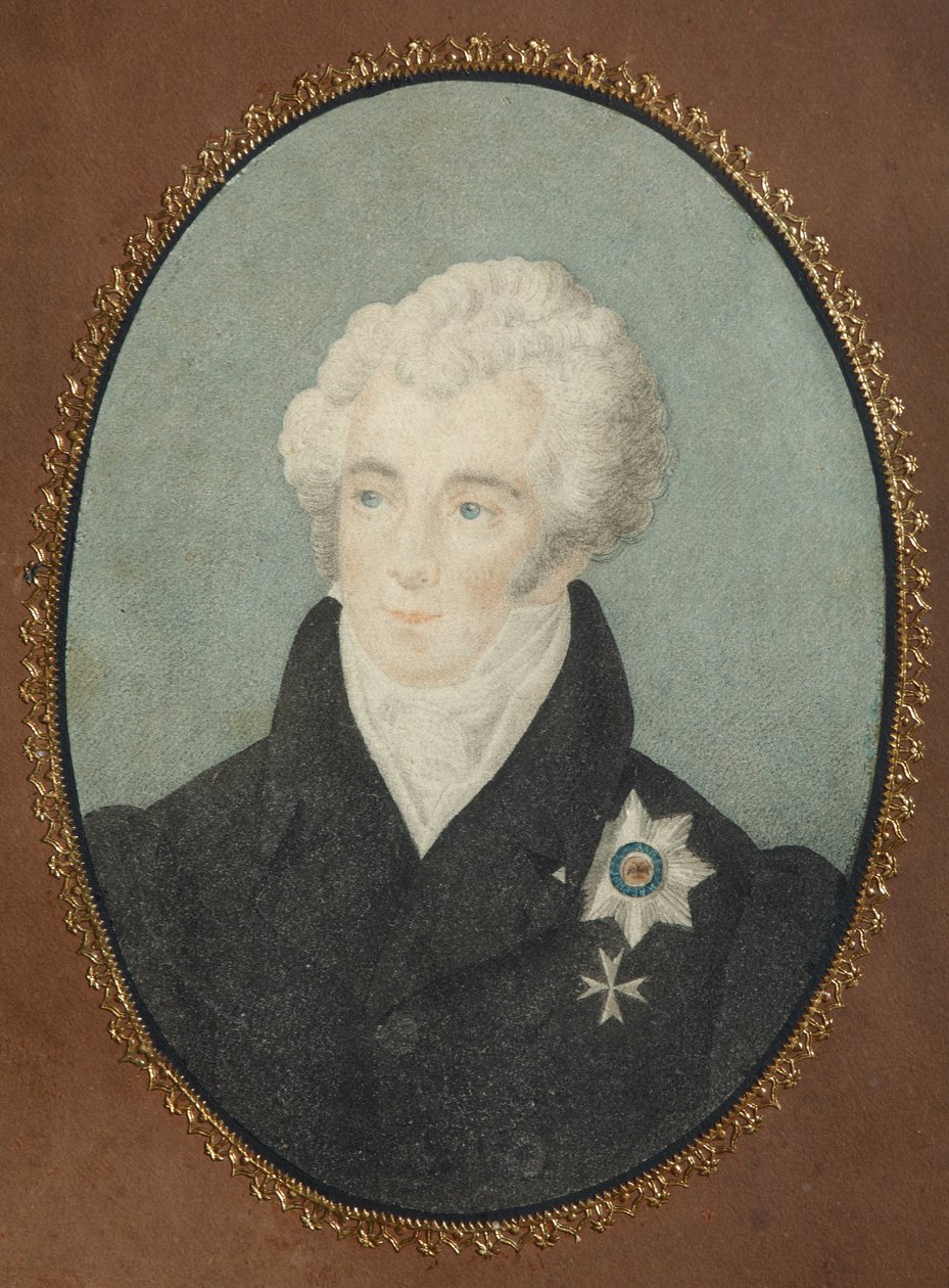 Porträtt av greve Alexander Lvovich Naryshkin 1760-1826, andra kvartalet av 1800-talet av Unbekannt