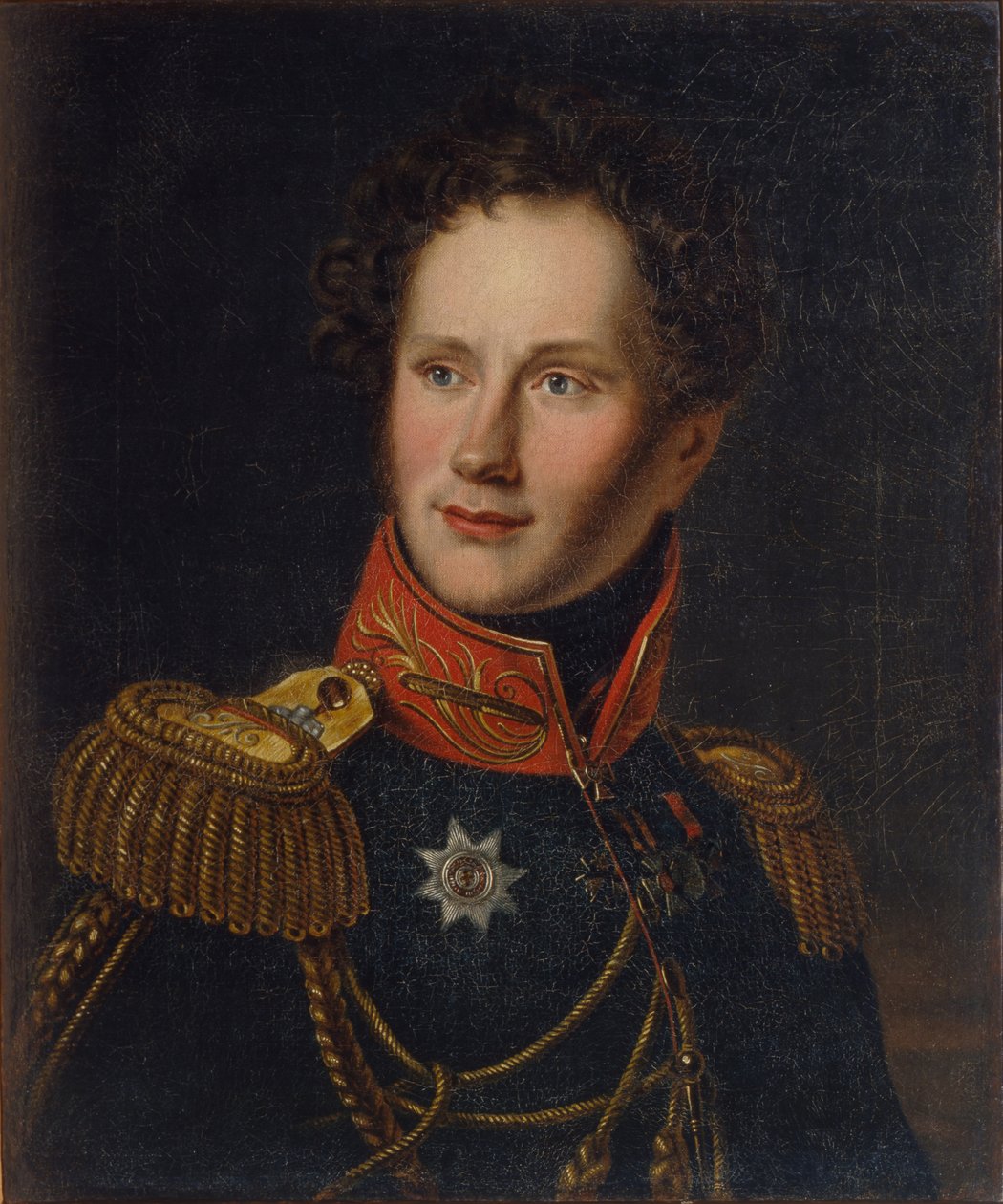 Porträtt av greve Alexey Fyodorovich Orlov 1787-1862, ca. 1810 av Unbekannt