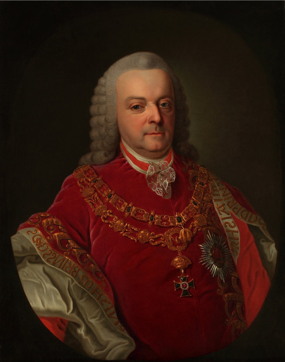 Porträtt av greve Ferenc Esterházy de Galántha 1715-1785. av Unbekannt
