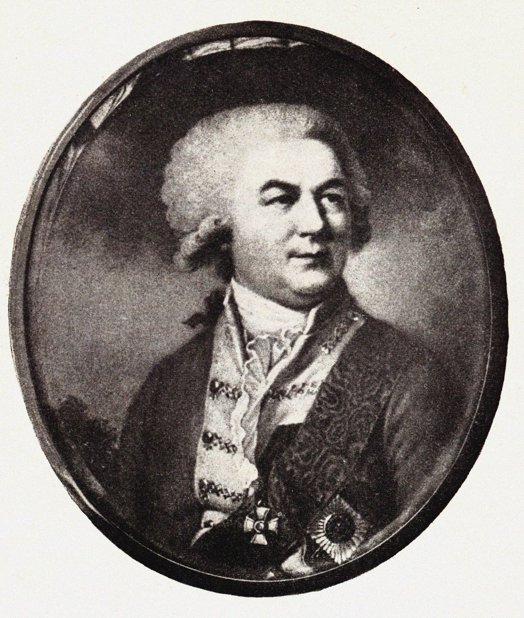 Porträtt av greve Pyotr Zavadovsky 17391812, tidigt 1800-tal. av Unbekannt