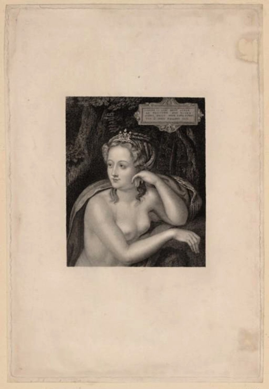Porträtt av Diane de Poitiers 1499-1566, mitten av 1500-talet. av Unbekannt