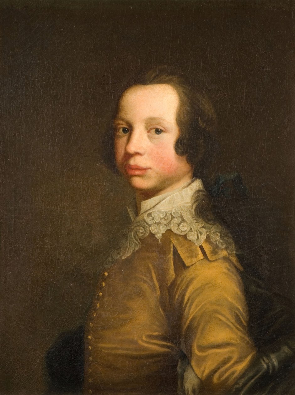 Porträtt av Edward Jesson som kavaljer, 1750-1800. av Unbekannt