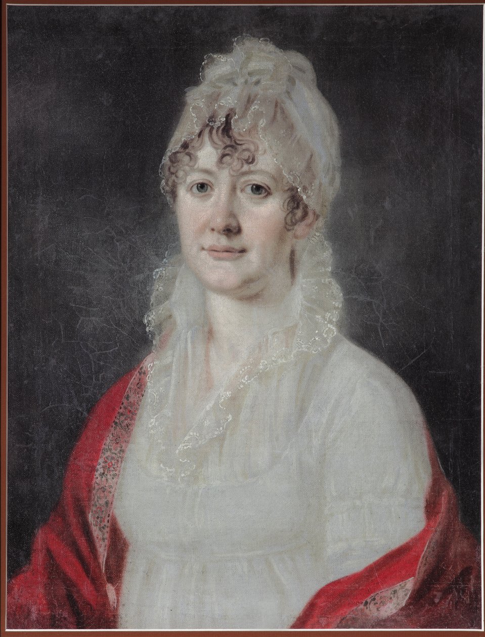 Porträtt av Elizaveta Alexeevna Arsenyeva, född Stolypina 1773-1845, tidigt 1800-tal av Unbekannt