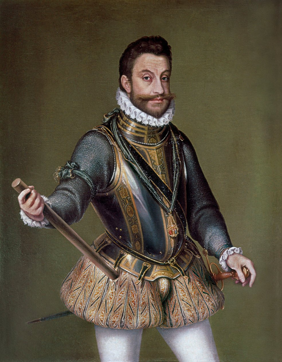 Porträtt av Emmanuel Philibert, hertig av Savojen (1528-1580) av Unbekannt