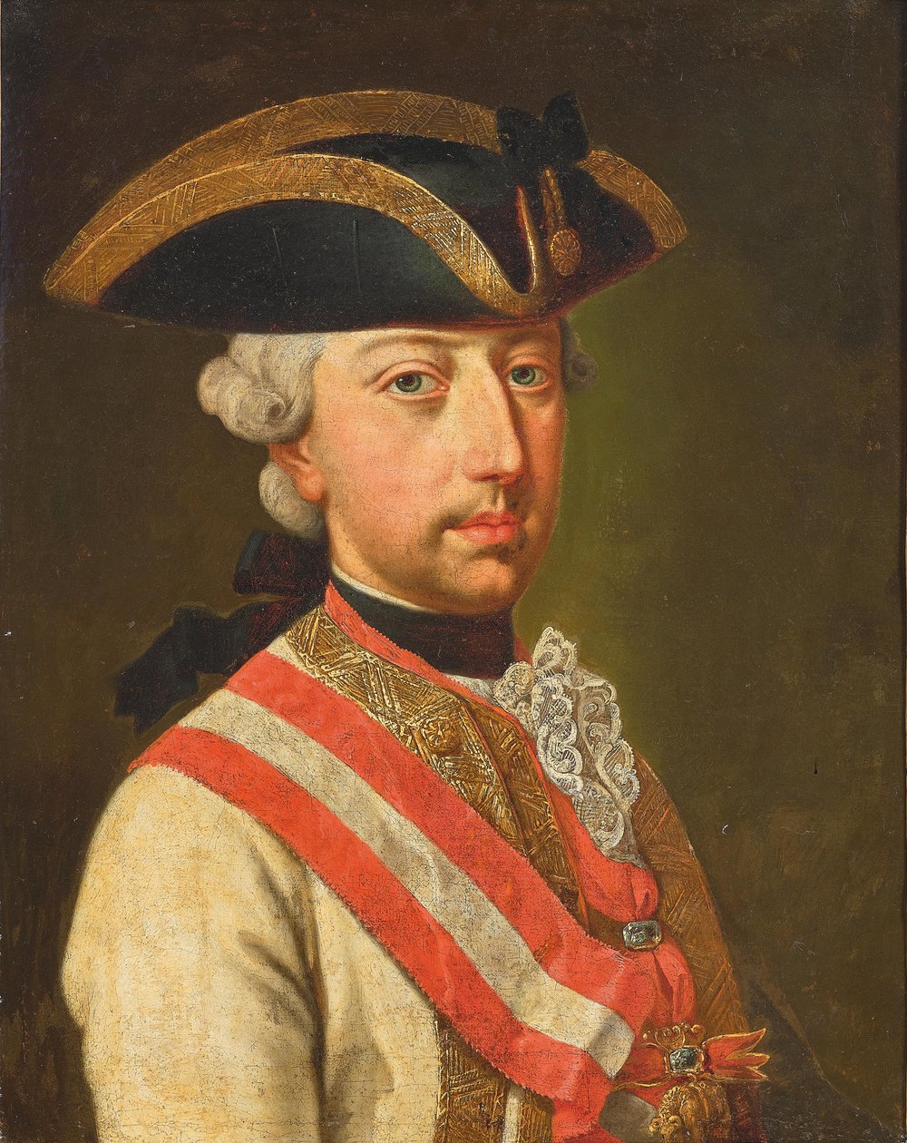 Porträtt av kejsar Josef II 1741-1790, ca. 1780. av Unbekannt