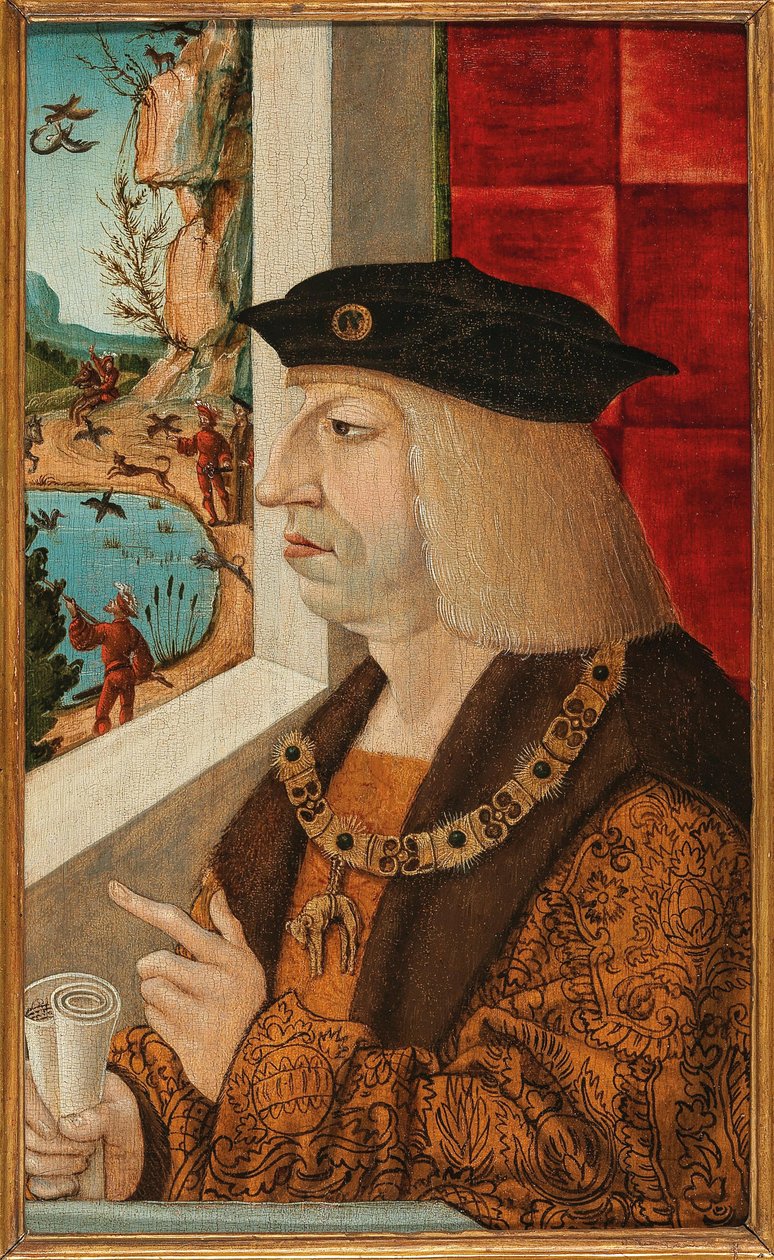 Porträtt av kejsar Maximilian I 1459-1519, 1500-talet. av Unbekannt