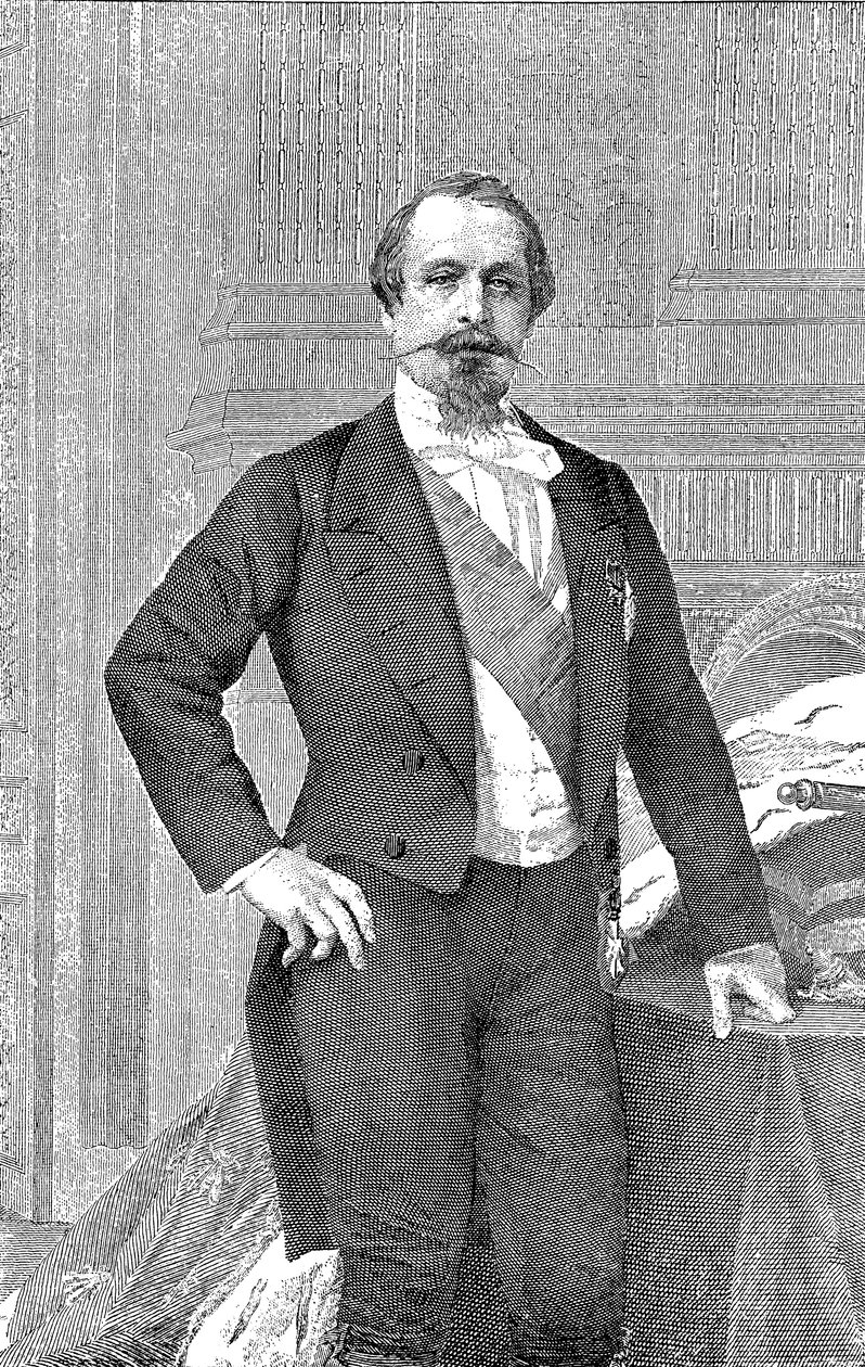 Porträtt av kejsar Napoleon III av Frankrike 1808-1873 av Unbekannt