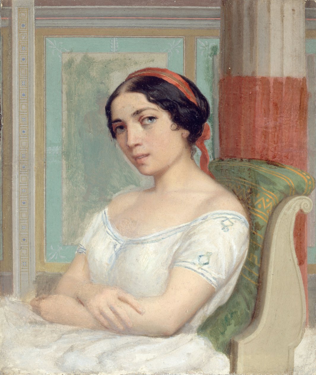 Porträtt av Ernesta Grisis 1816-1895. av Unbekannt