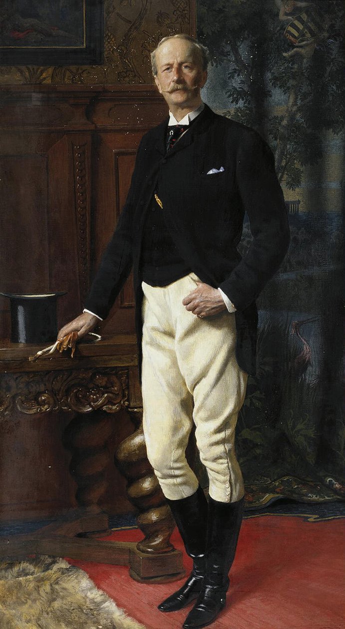 Porträtt av Ernst I, hertig av Sachsen-Altenburg 1826-1908, 1893 av Unbekannt
