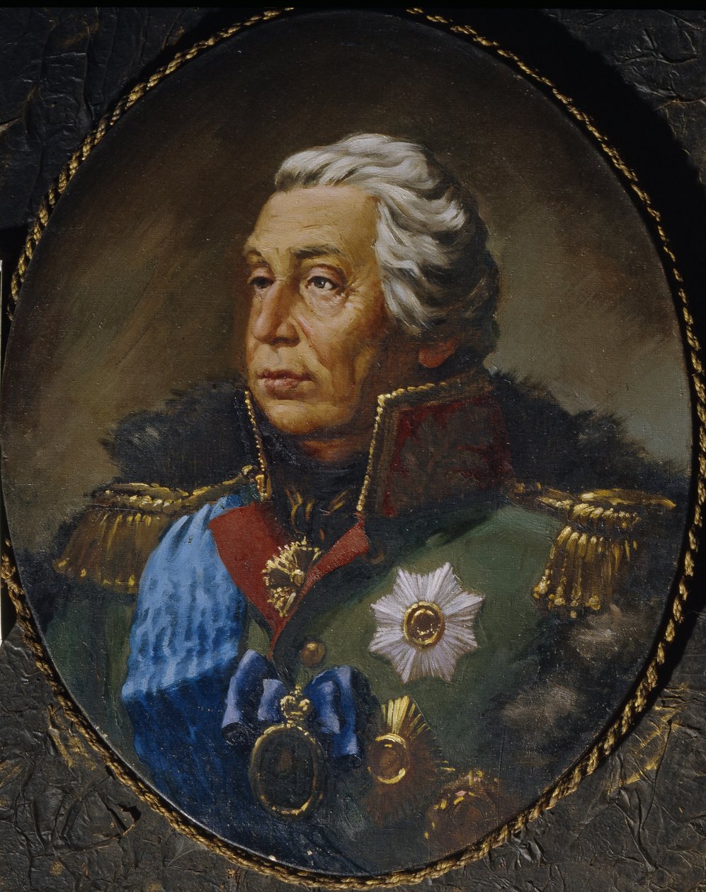 Porträtt av fältmarskalk prins Mikhail Kutuzov 1745-1813 av Unbekannt
