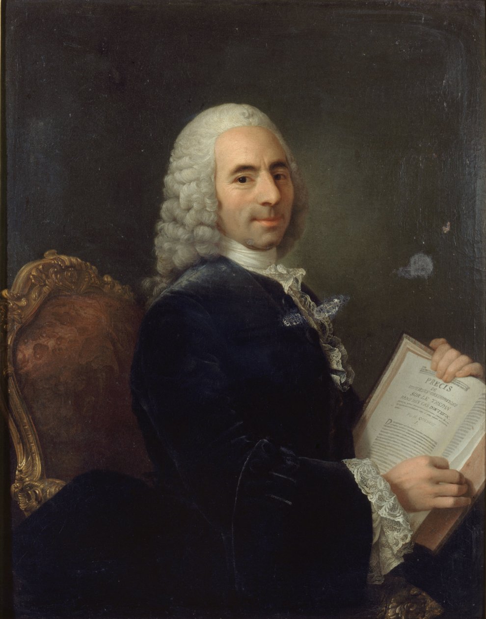 Porträtt av Francois Quesnay 1694-1774, 1743. av Unbekannt
