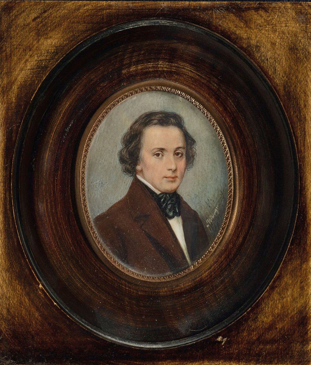 Porträtt av Frederic Chopin 1810-1849. av Unbekannt
