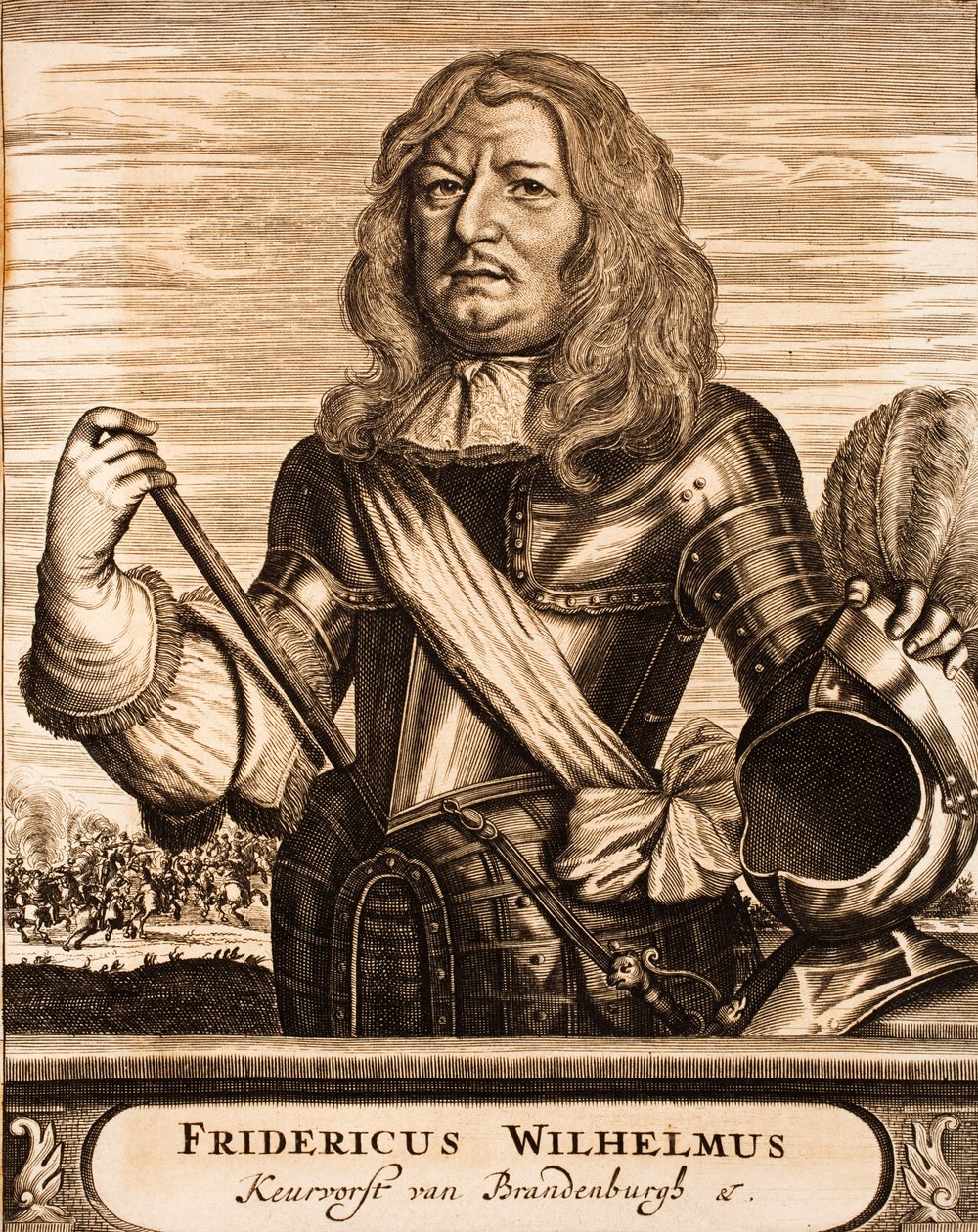 Porträtt av Fredrik Vilhelm 1620-1688, kurfurst av Brandenburg, hertig av Preussen, 1675. av Unbekannt