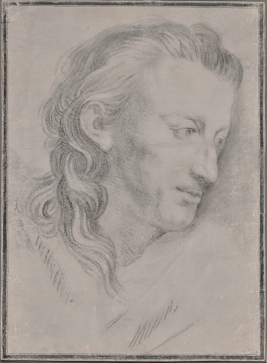 Porträtt av Friedrich von Schiller 1759-1805, sent 1700-tal. av Unbekannt