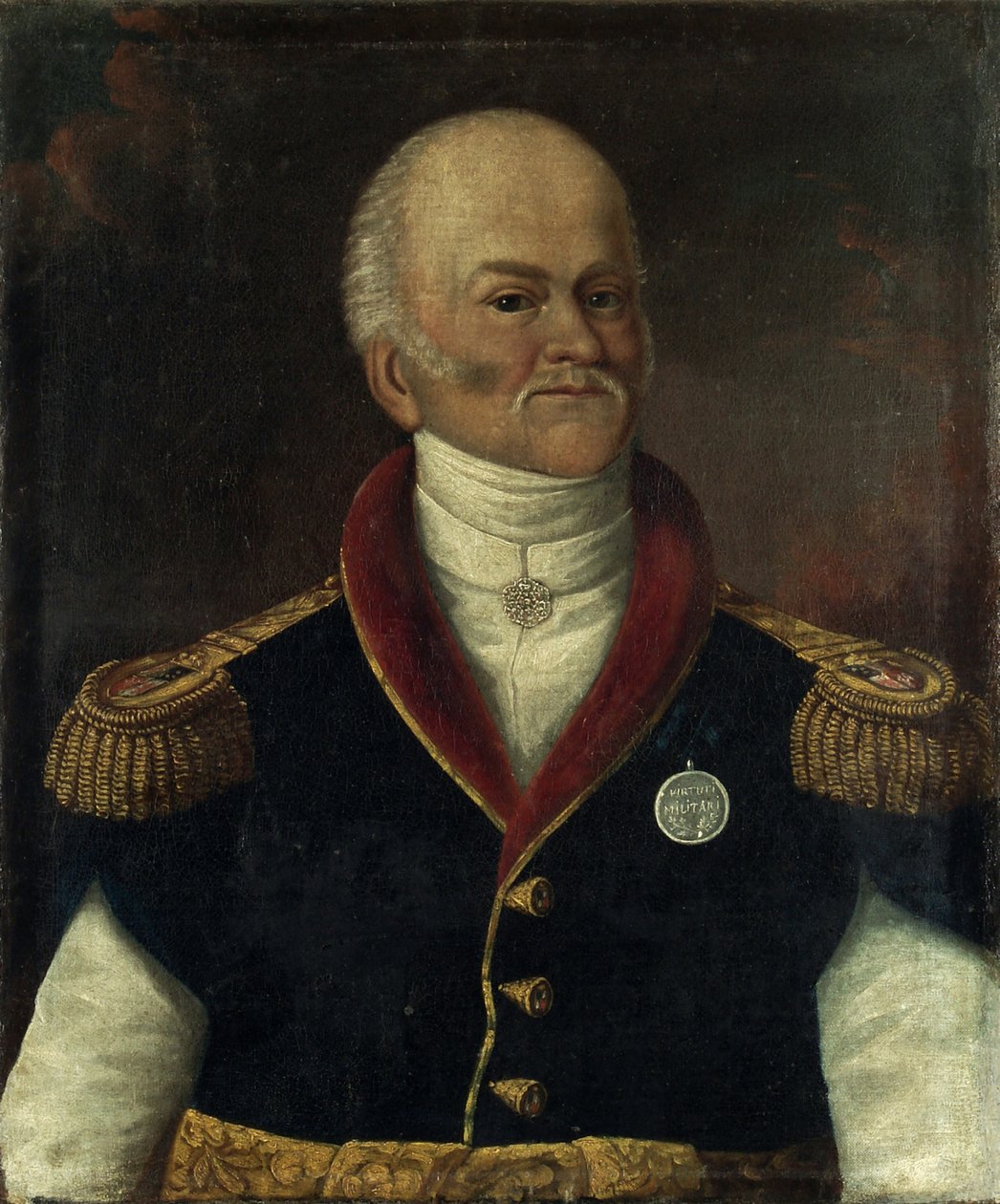 Porträtt av general Ksawery Franciszek Krasicki 17741844, 1830-1840-talet av Unbekannt