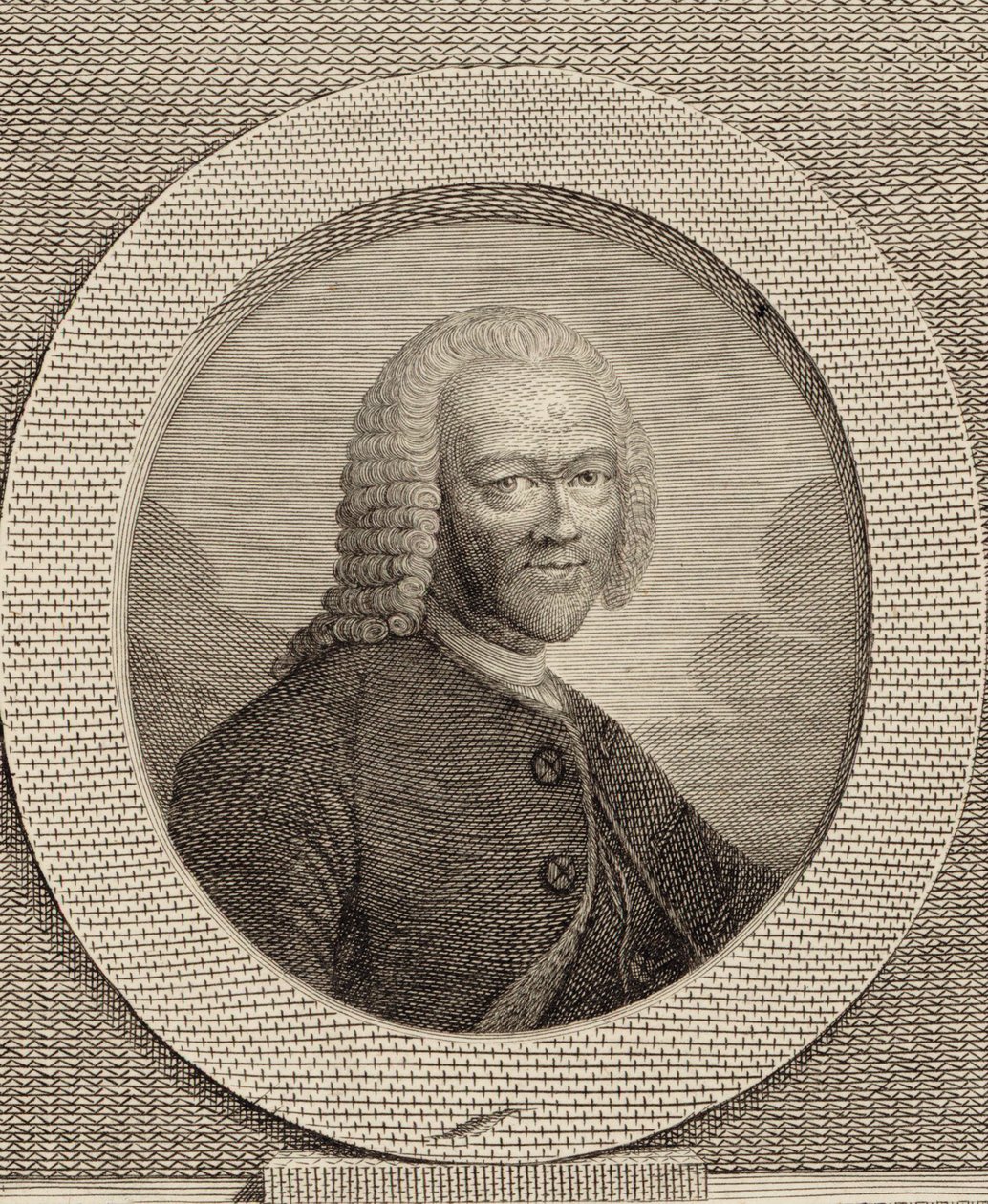 Porträtt av Georg Philipp Telemann 1681-1767. av Unbekannt
