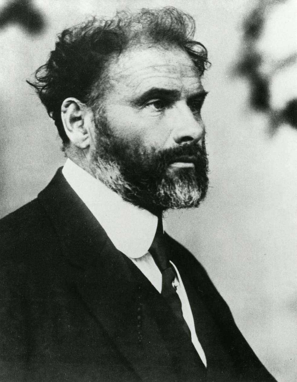 Porträtt av Gustav Klimt, f. 1916 av Unbekannt