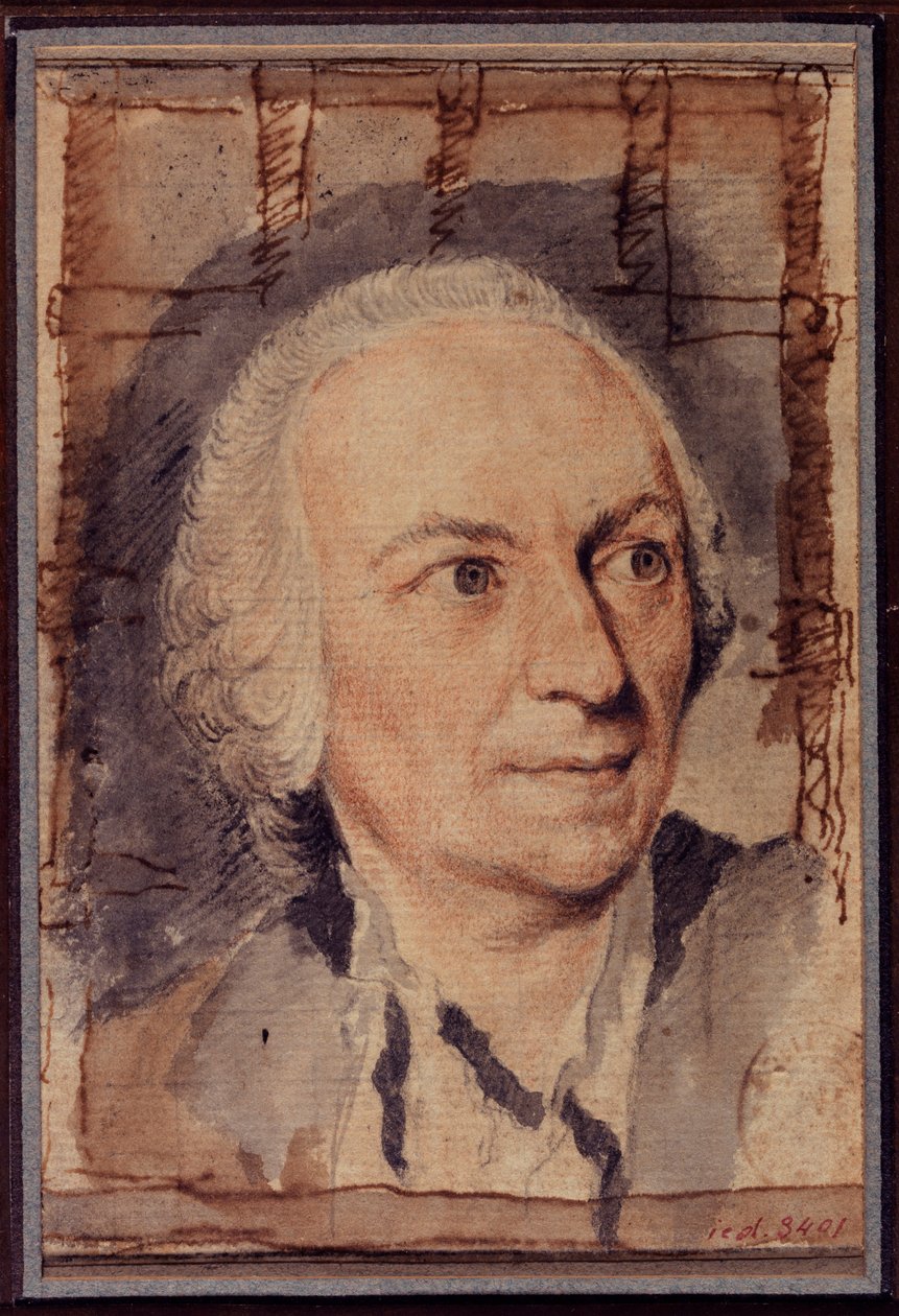 Porträtt av Henri Masers de Latude 1725-1805, sent 1700-tal. av Unbekannt