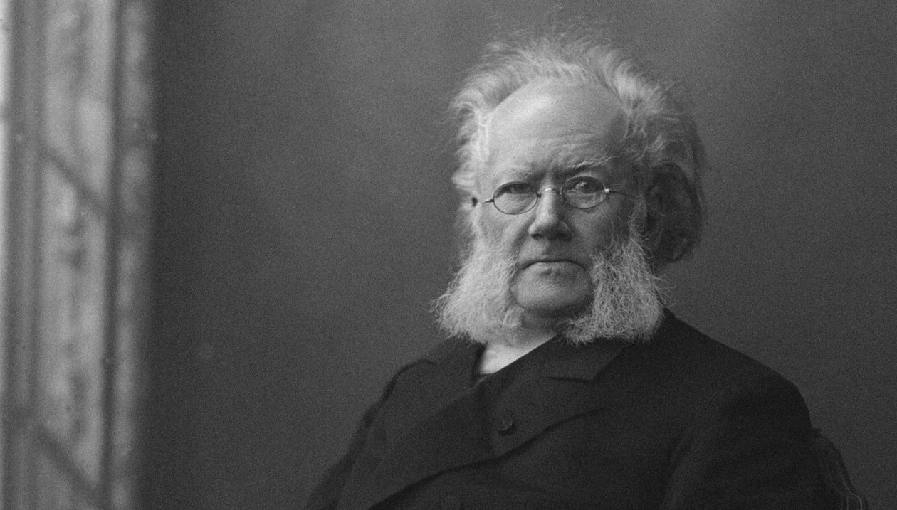 Porträtt av Henrik Ibsen 1828-1906 av Unbekannt
