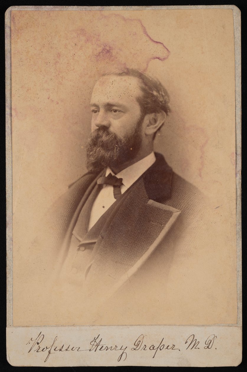 Porträtt av Henry Draper 1837-1882, före 1876. av Unbekannt