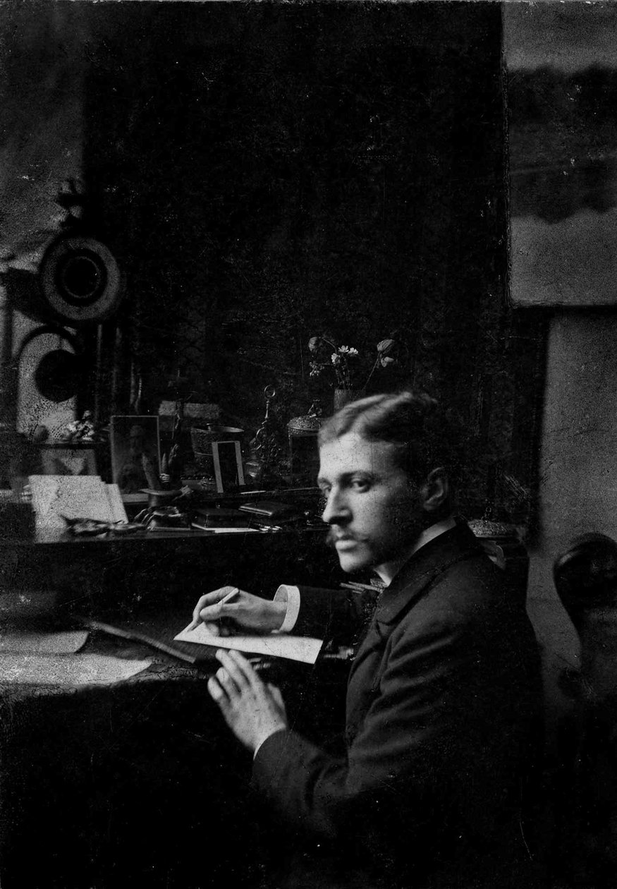 Porträtt av Hugo von Hofmannsthal 1874-1929, ca 1899. av Unbekannt