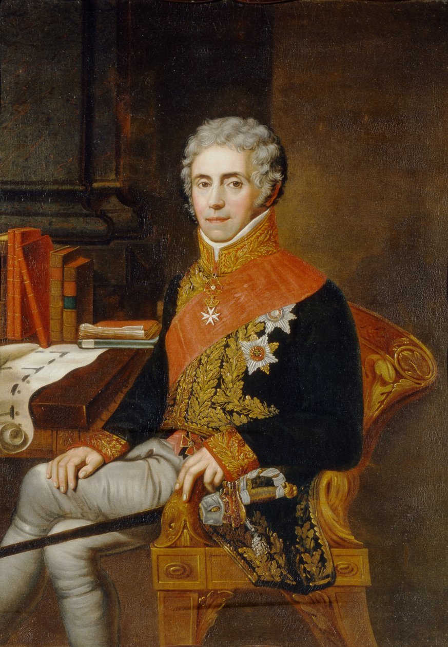 Porträtt av Ivan Vasilyevich Tutolmin 1751-1839, andra hälften av 1700-talet. av Unbekannt