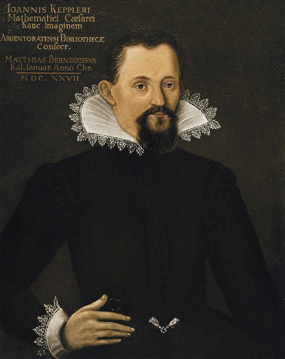 Porträtt av Johannes Kepler 1571-1630, ca. 1620. av Unbekannt