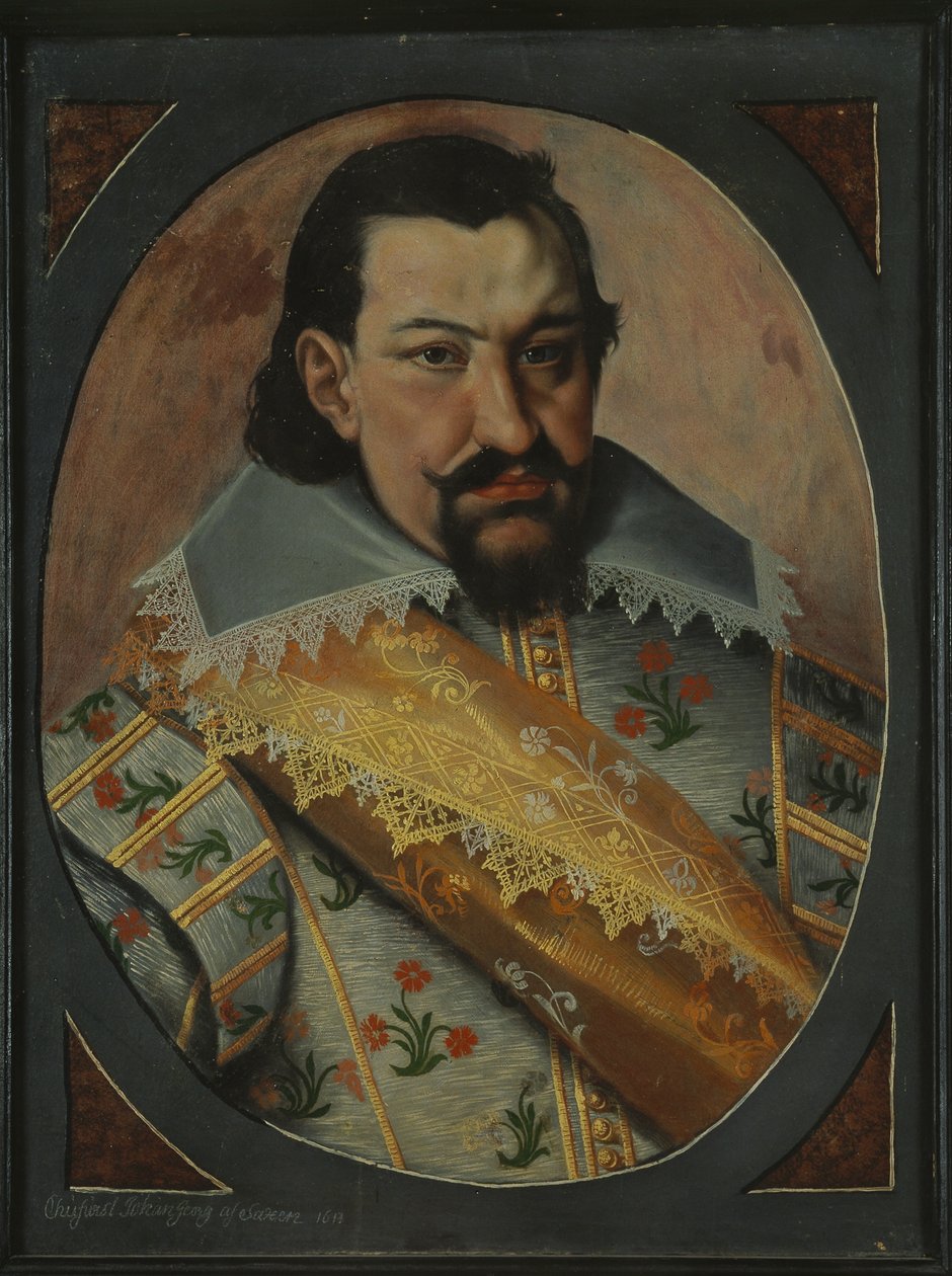 Porträtt av John George I 1585-1656, kurfurst av Sachsen, 1613. av Unbekannt