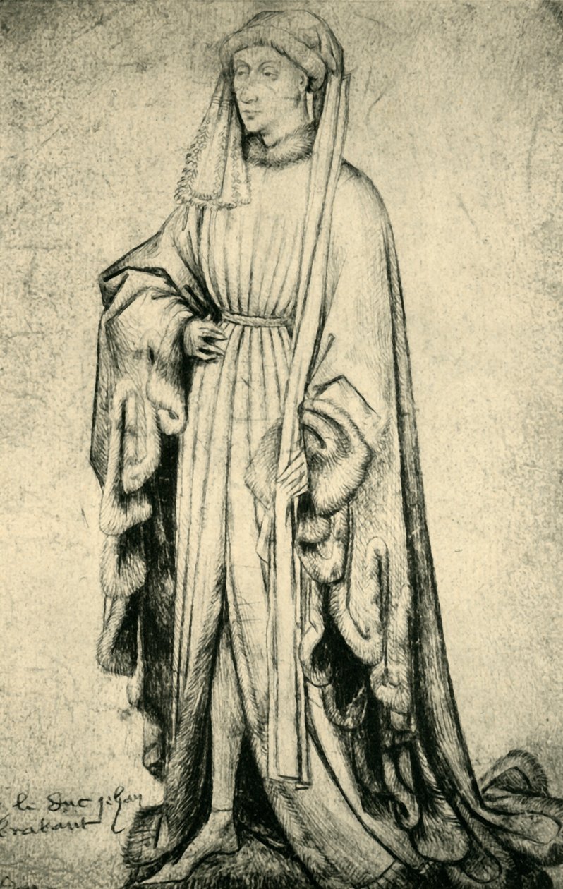 Porträtt av Johannes IV, hertig av Brabant, 1460-1470, 1943. av Unbekannt