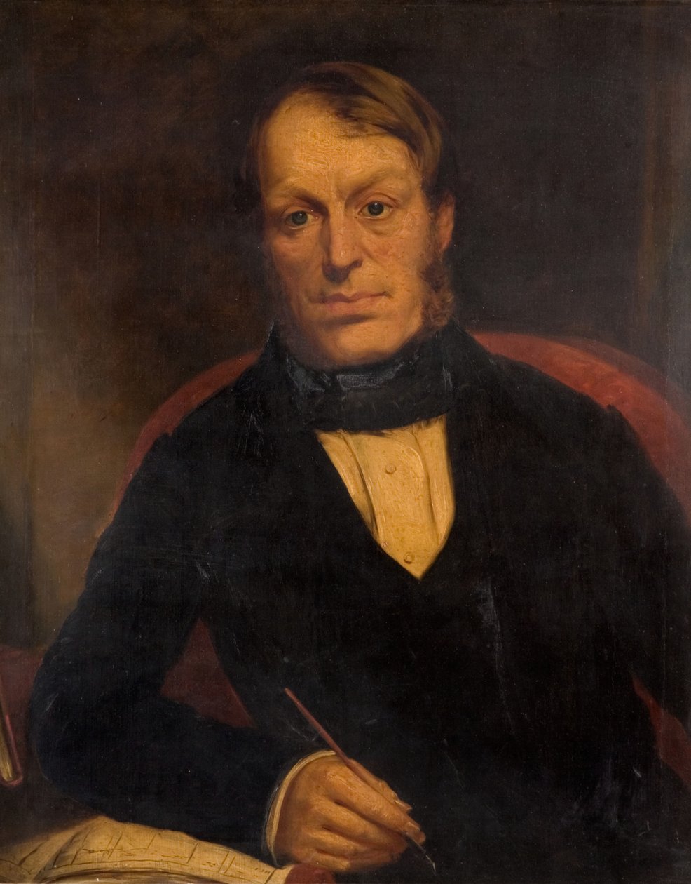 Porträtt av John Pix Weston 1810-1877 [odaterad] Osignerad. av Unbekannt