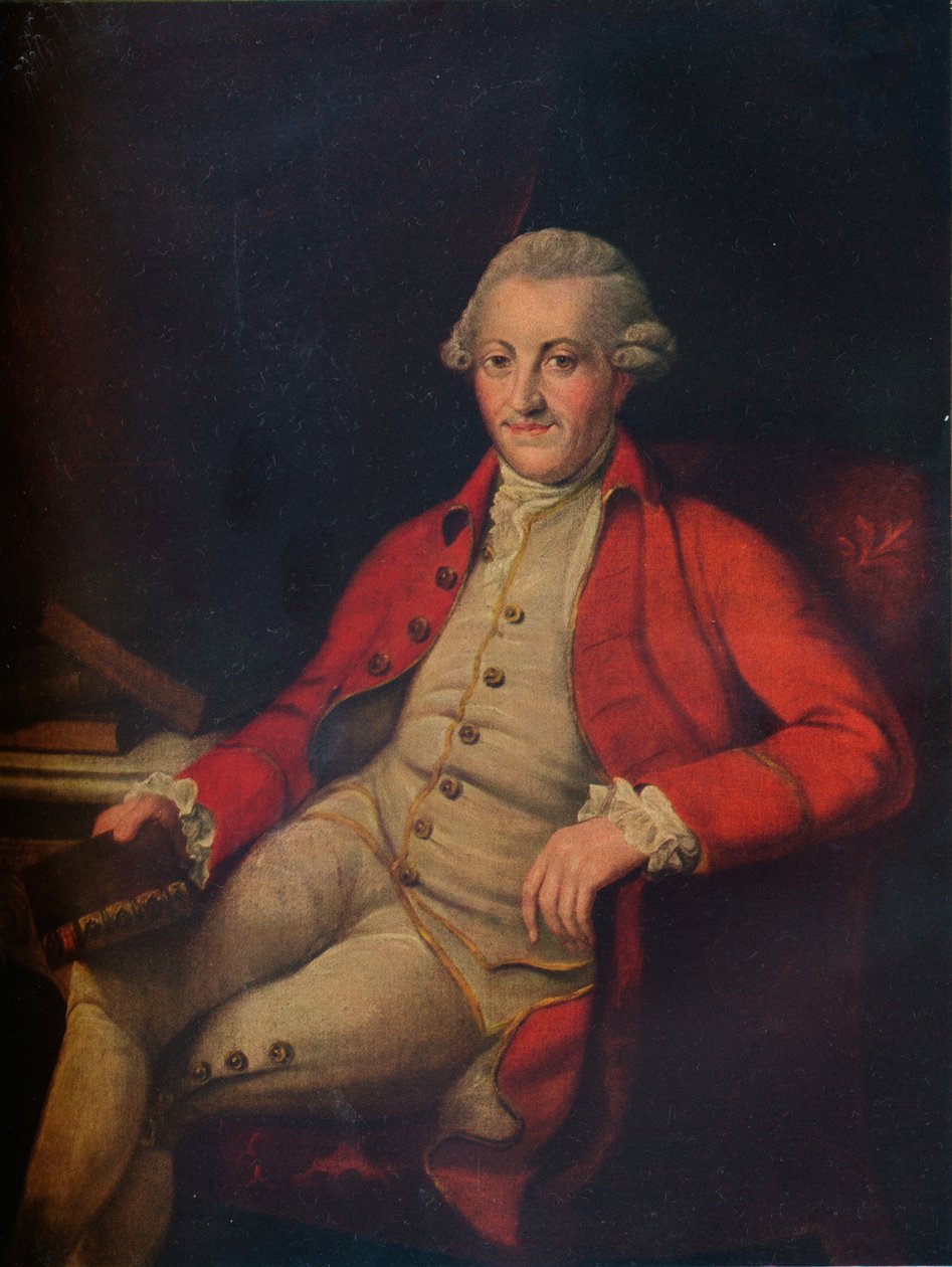 Porträtt av John Zoffany, 1700-talet, 1917 av Unbekannt