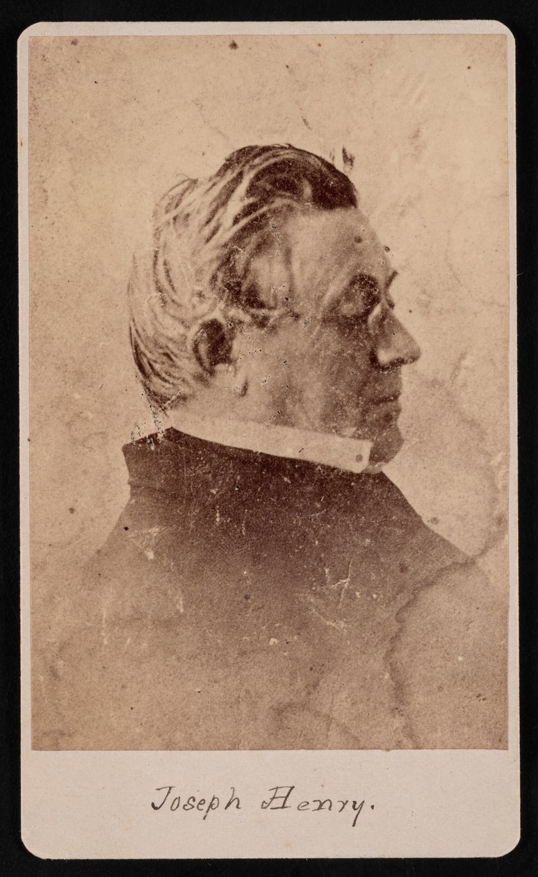Porträtt av Joseph Henry 1797-1878, 4 december 1862. av Unbekannt