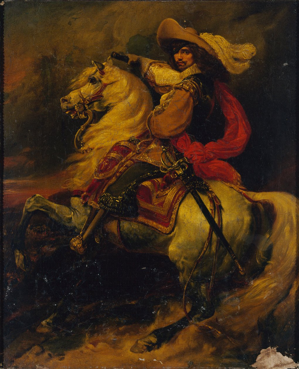 Porträtt av Josias Rantzau 1609-1650, som marskalk av Frankrike, ca 1834. av Unbekannt