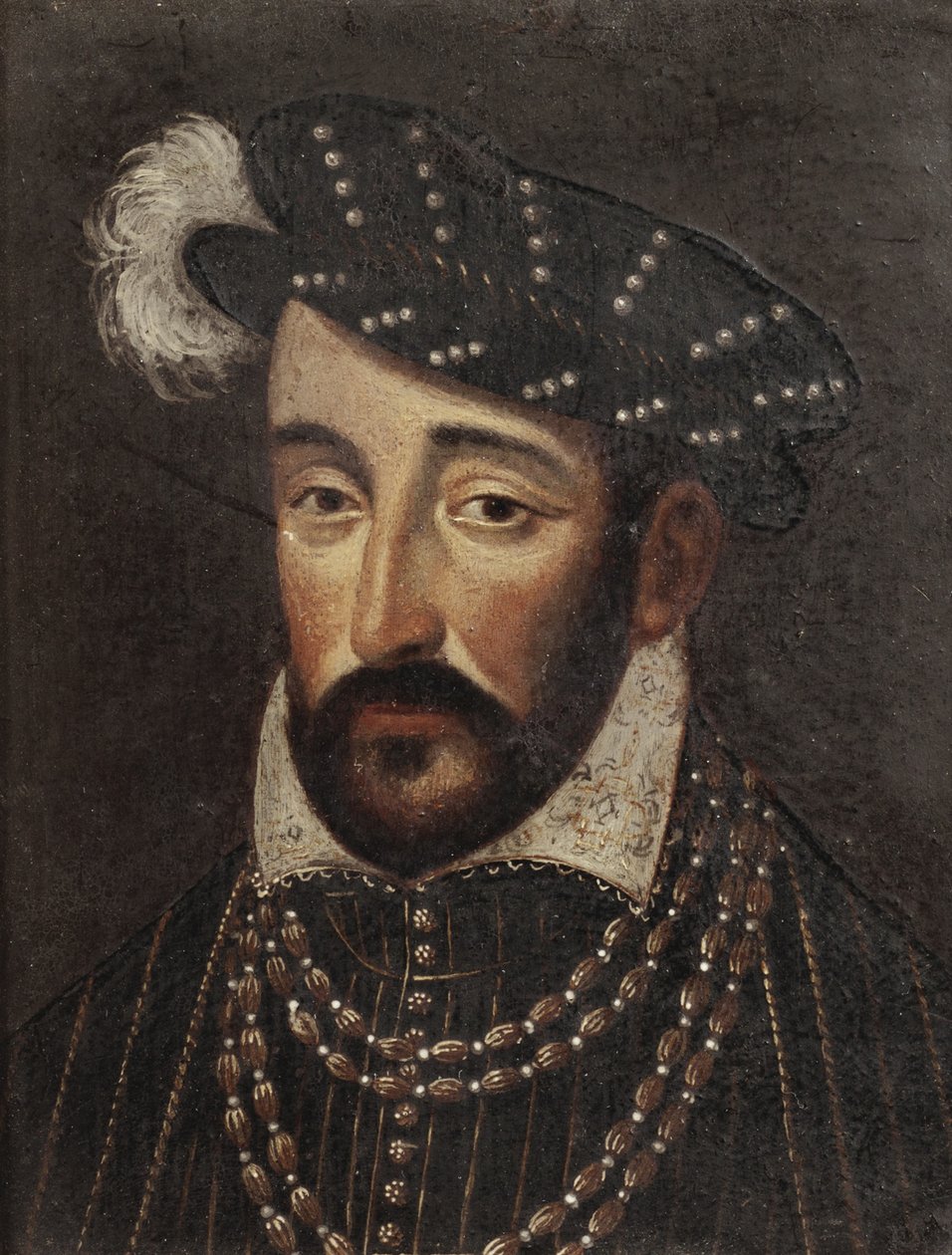 Porträtt av kung Henrik II av Frankrike, 1683 av Unbekannt