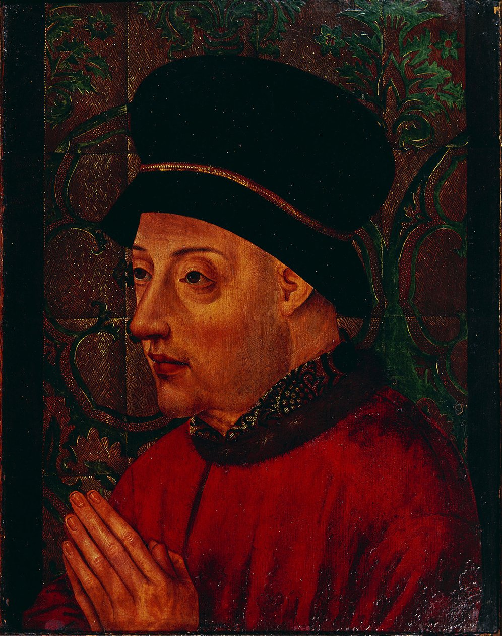 Porträtt av kung Johannes I av Portugal 1357-1433, tidigt 1400-tal. av Unbekannt