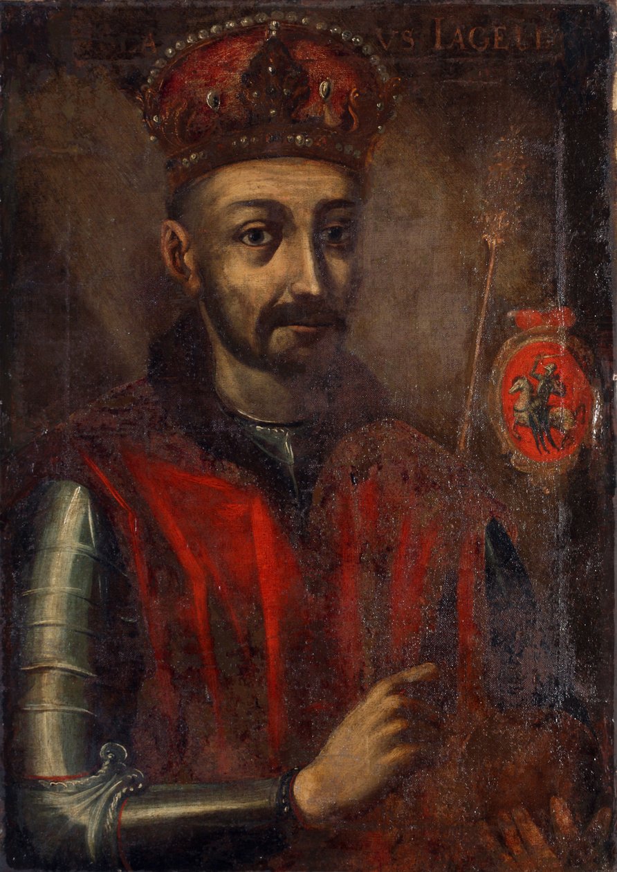 Porträtt av kung Wladyslaw II. Jagiello, mitten av 1600-talet av Unbekannt