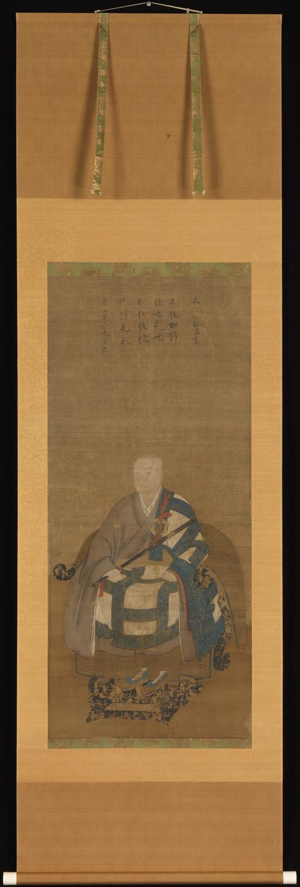 Porträtt av Kyuzan Soei, 1600-talet. av Unbekannt