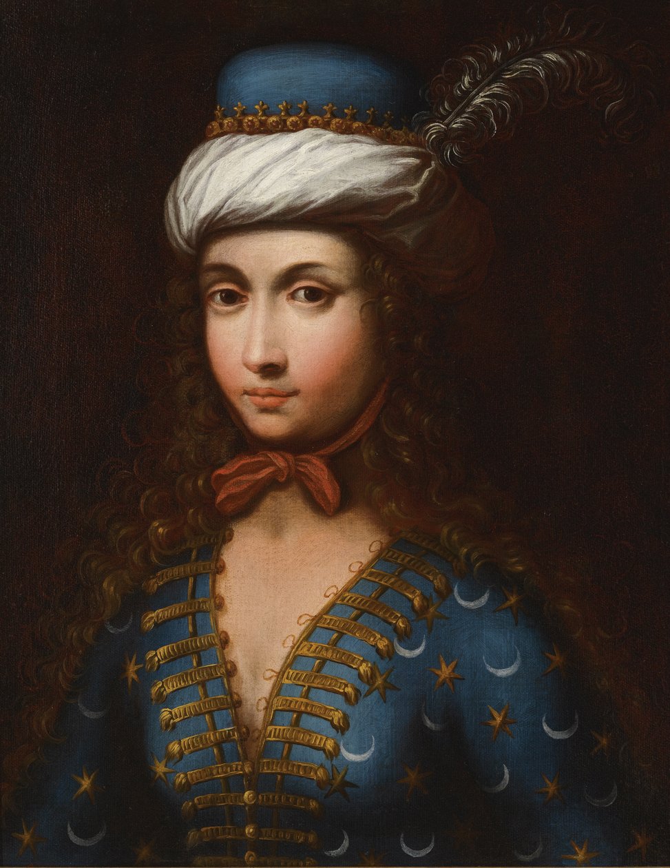 Porträtt av Lady Mary Wortley Montagu 1689-1762, 1700-talet av Unbekannt